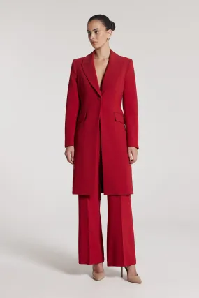 St Marco Coat - Scarlet