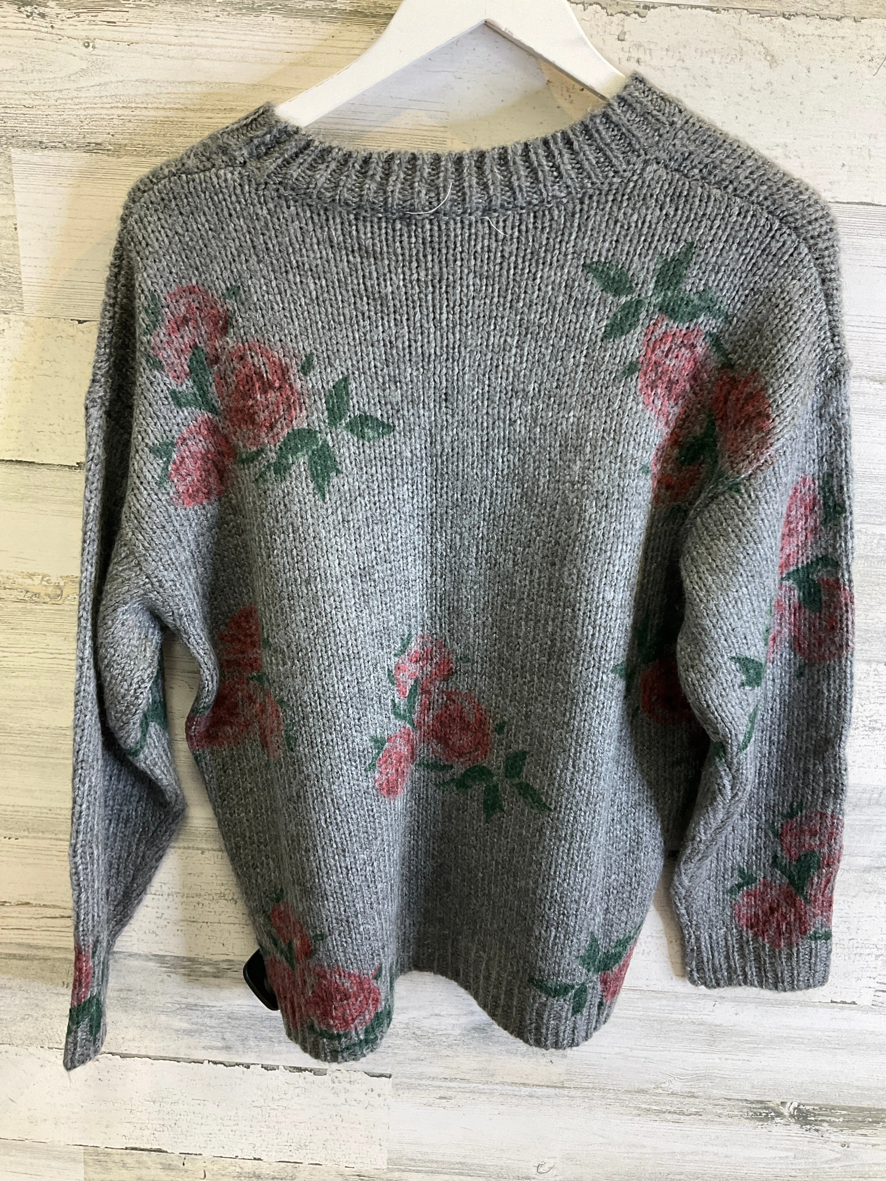 Sweater By Oddi In Grey, Size: M