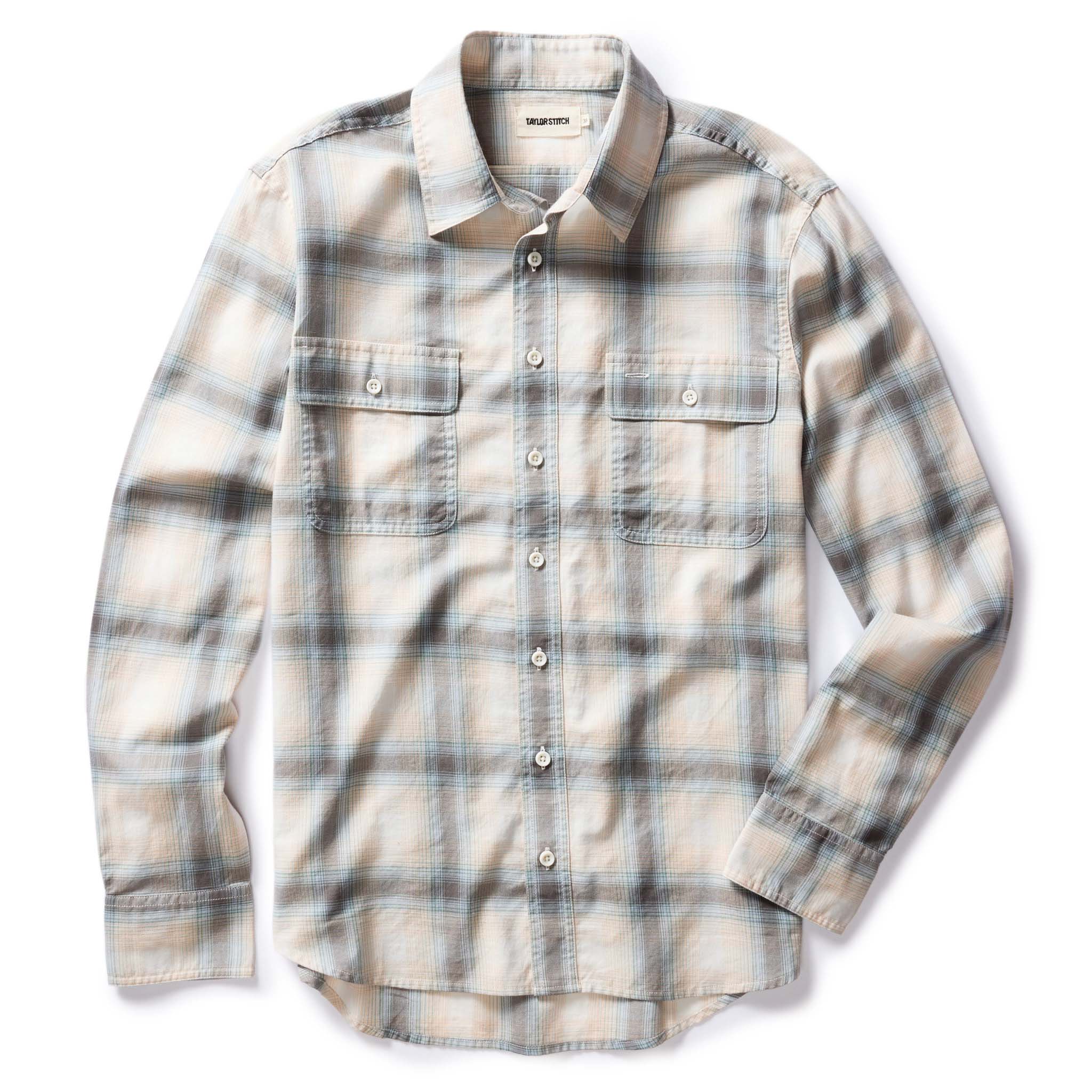 The Craftsman Shirt in Sky Shadow Plaid