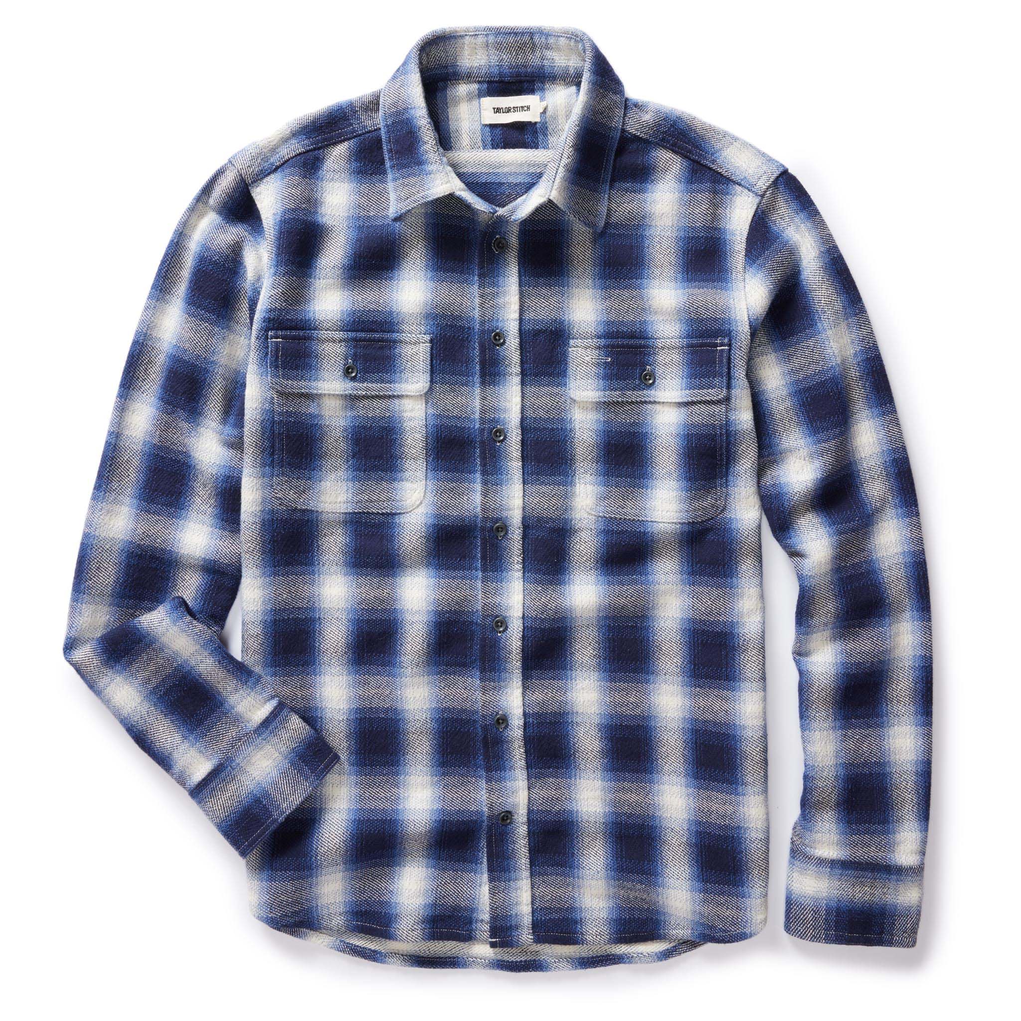 The Ledge Shirt in Blue Sky Plaid