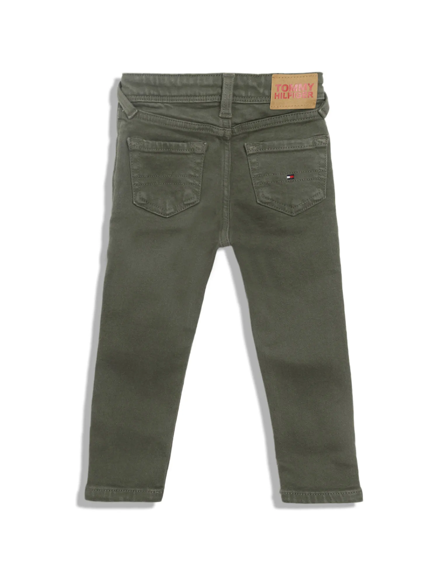 Tommy Hilfiger Kids Boys Mid Rise Organic Cotton Jeans