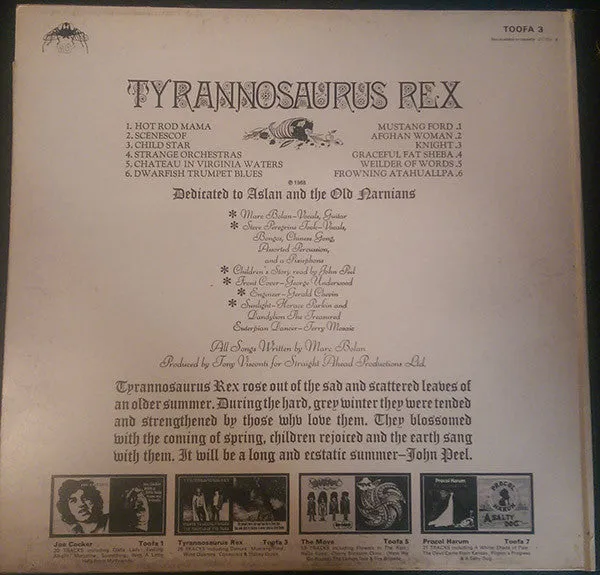 Tyrannosaurus Rex ~ Prophets, Seers & Sages, The Angels Of The Ages / My People Were Fair And Had Sky In Their Hair... But Now T