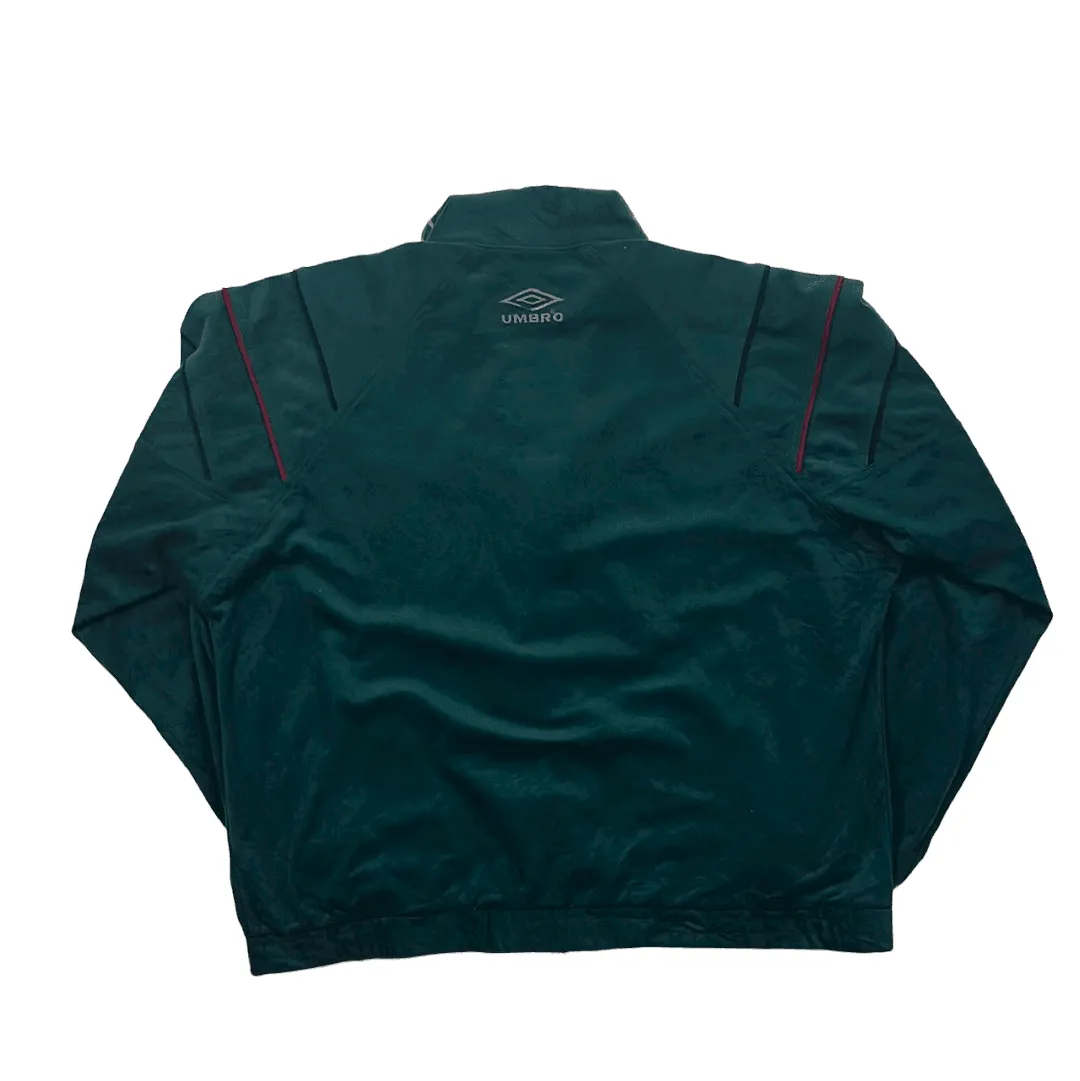 Vintage 90s Green Umbro Full Zip Jacket - Medium