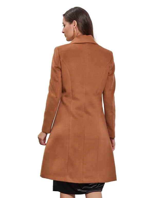 Women Coat Tan Color