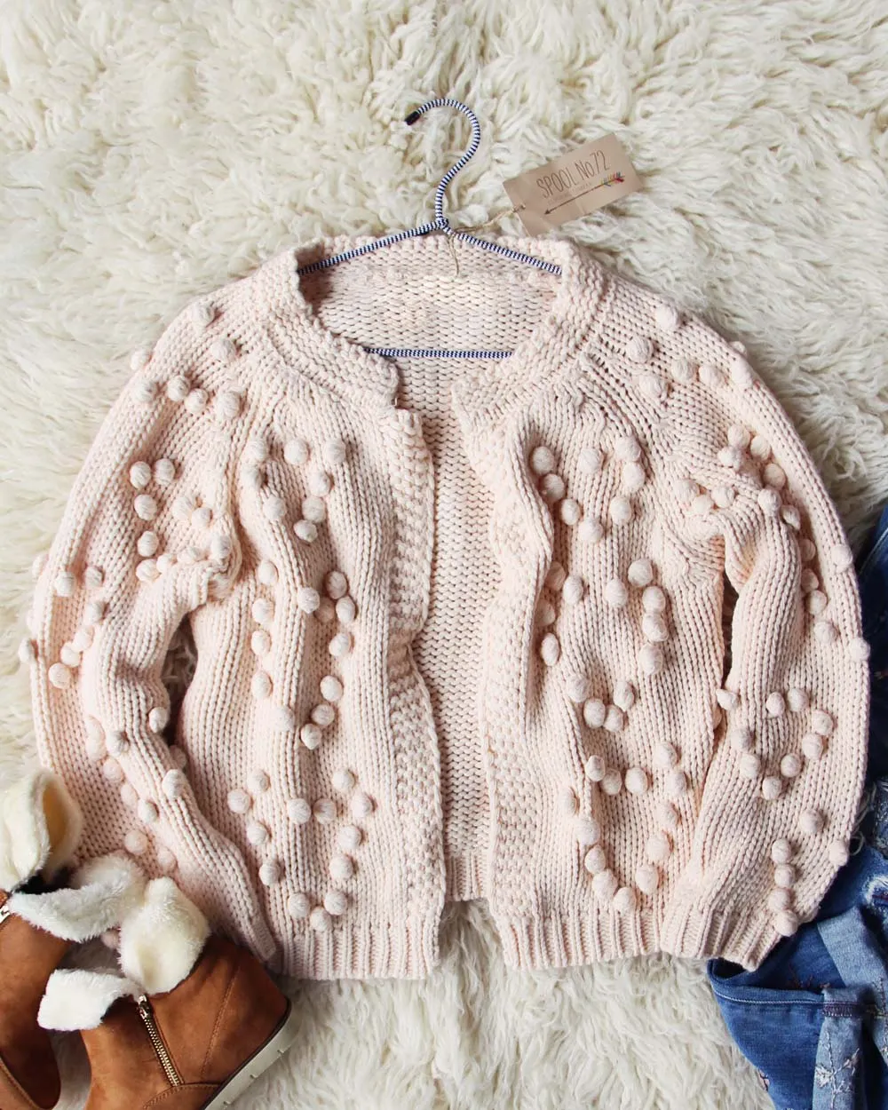 Xoxo Sweater in Softest Pink