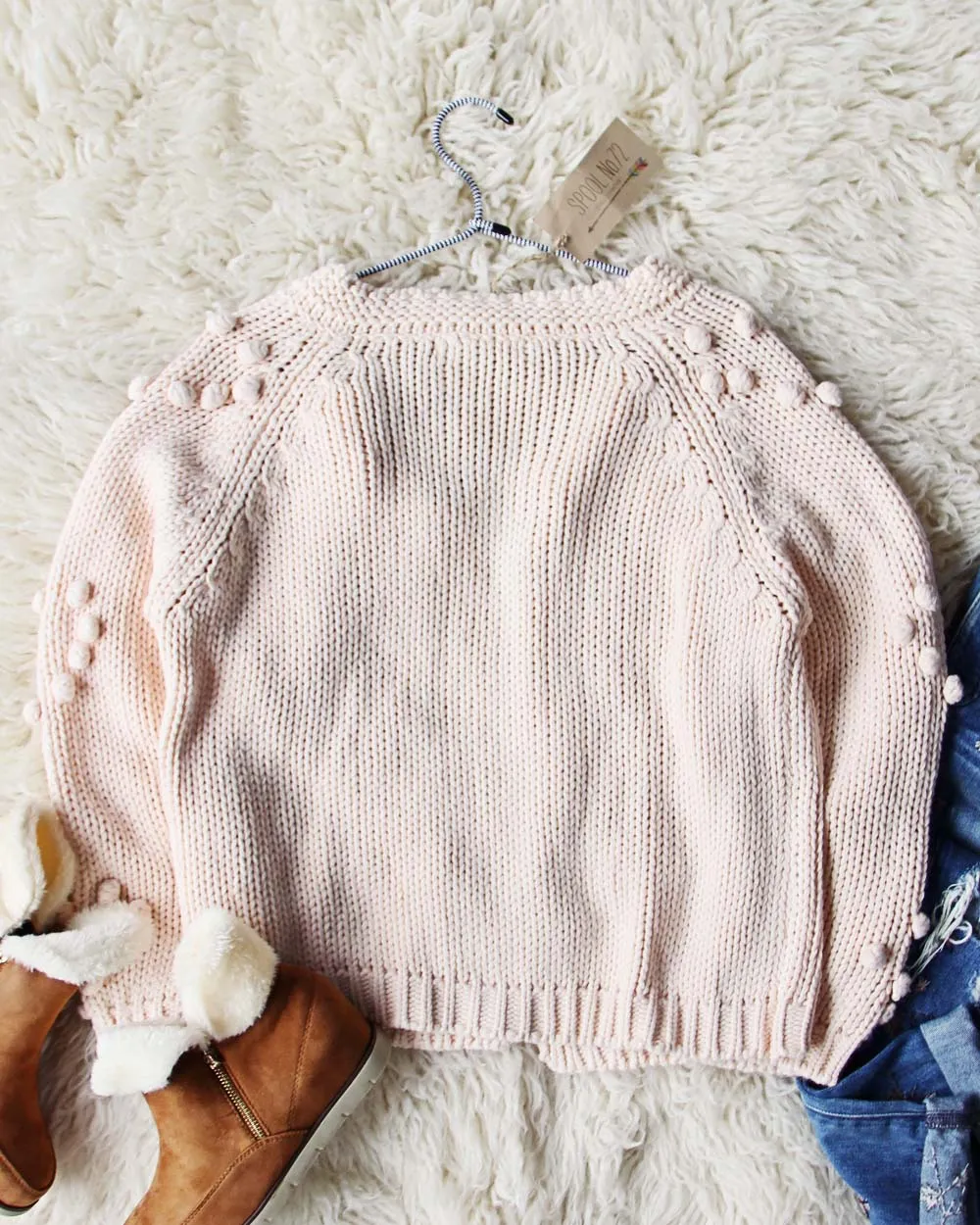 Xoxo Sweater in Softest Pink