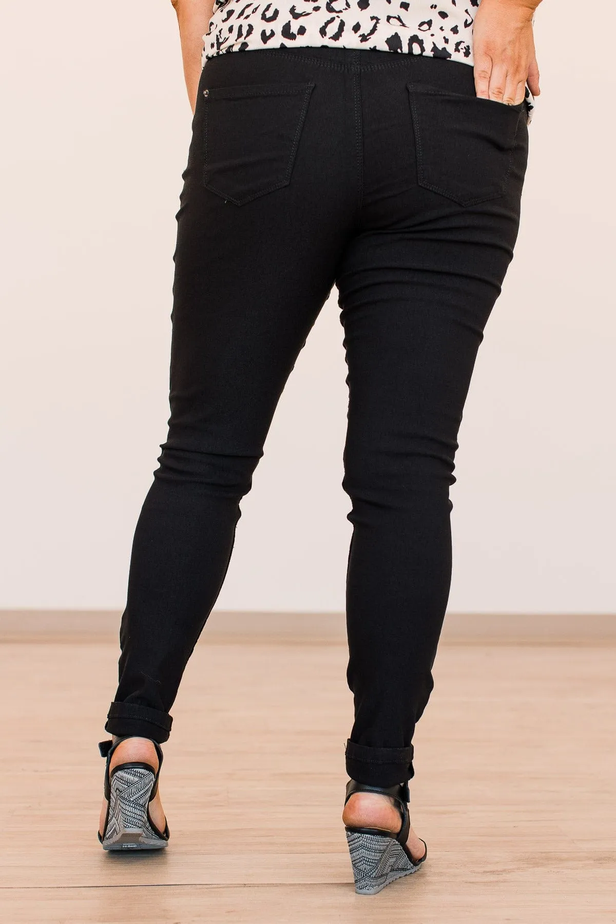 YMI Mid-Rise Jeggings- Helena Wash