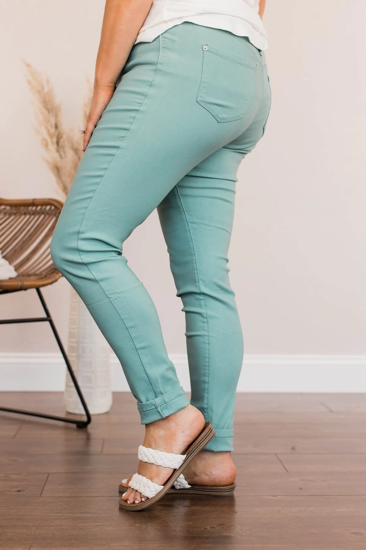 YMI Mid-Rise Jeggings- Mazarine Wash