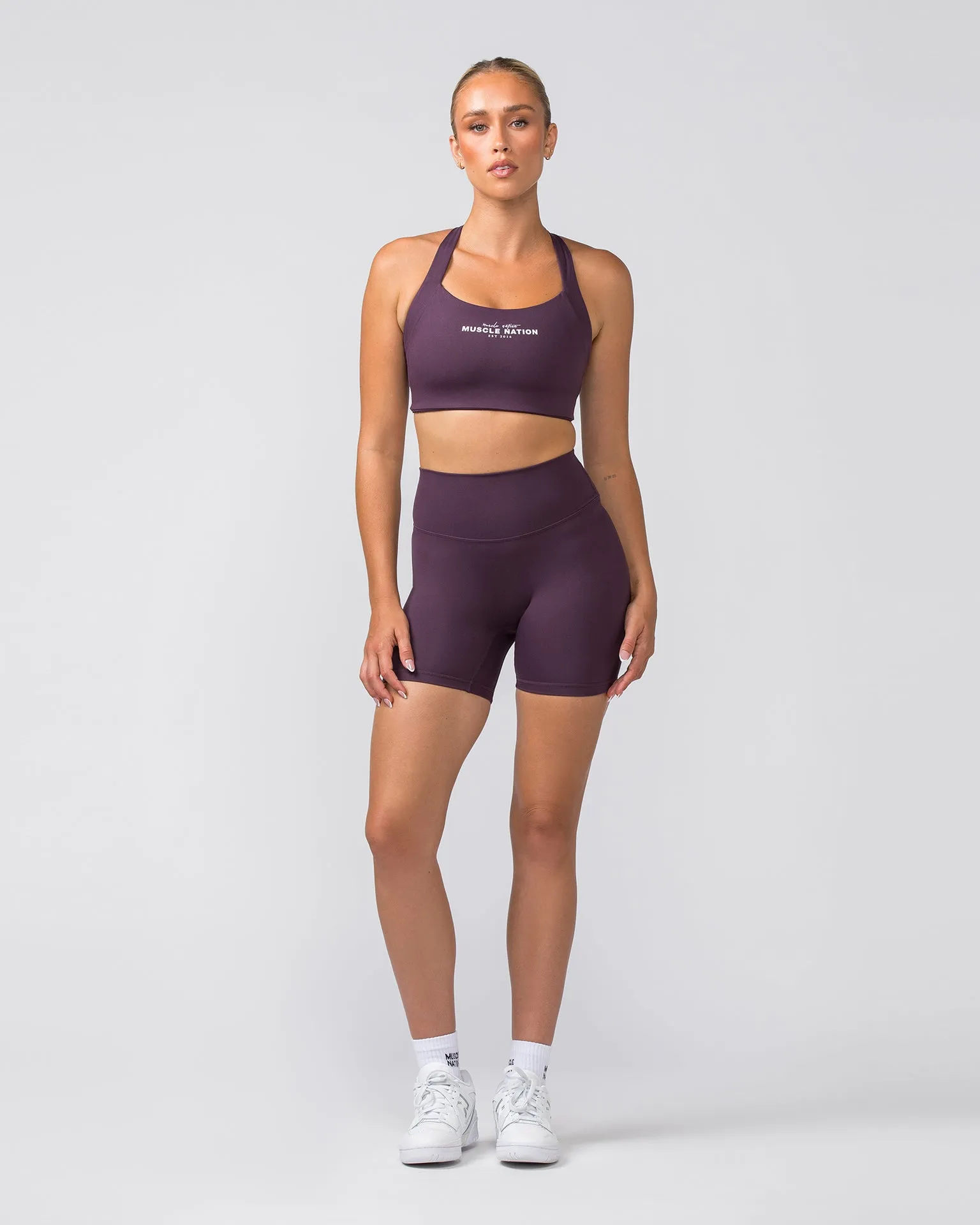 Zero Rise Everyday Bike Shorts - Midnight Plum