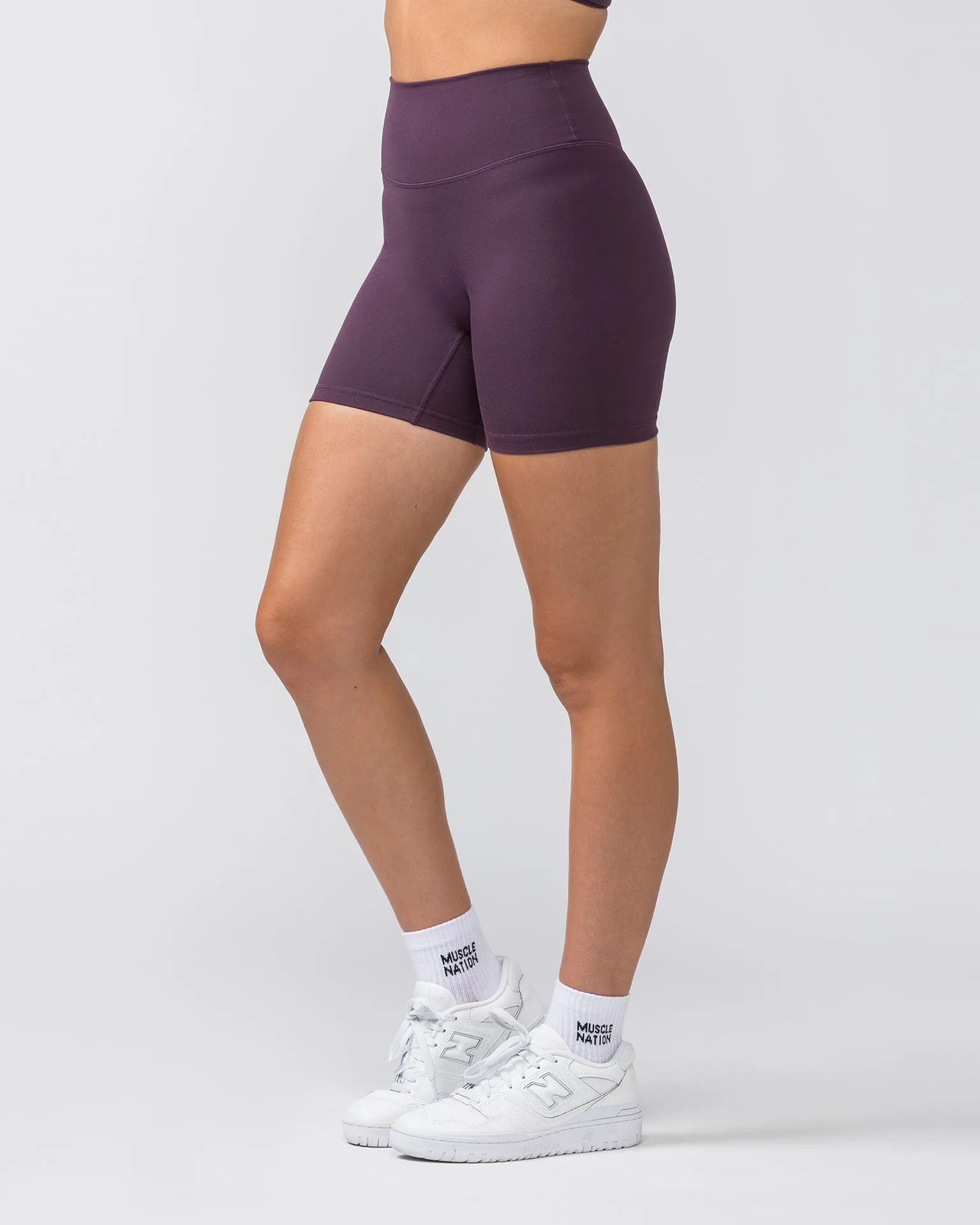 Zero Rise Everyday Bike Shorts - Midnight Plum